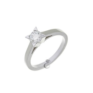 Δαχτυλιδι Μονοπετρο με Διαμαντι 0,65 Ct , F , VS1 G18K7-065CT